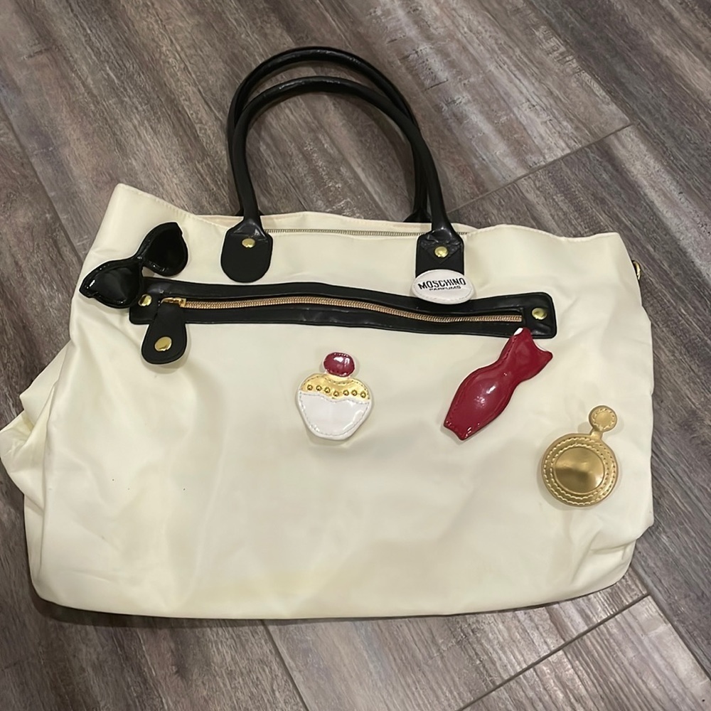 Moschino Shoulder Tote Bag - 15”x10”